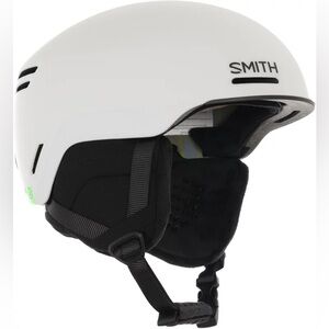 SMITH Matte White Snow Helmet
